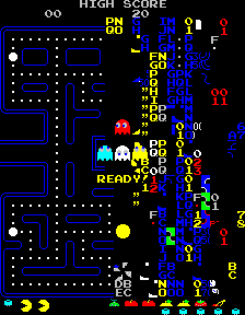 Pac-Man screen 255